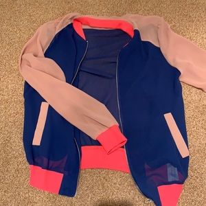 Colorful Never worn Women’s Bomber jacket